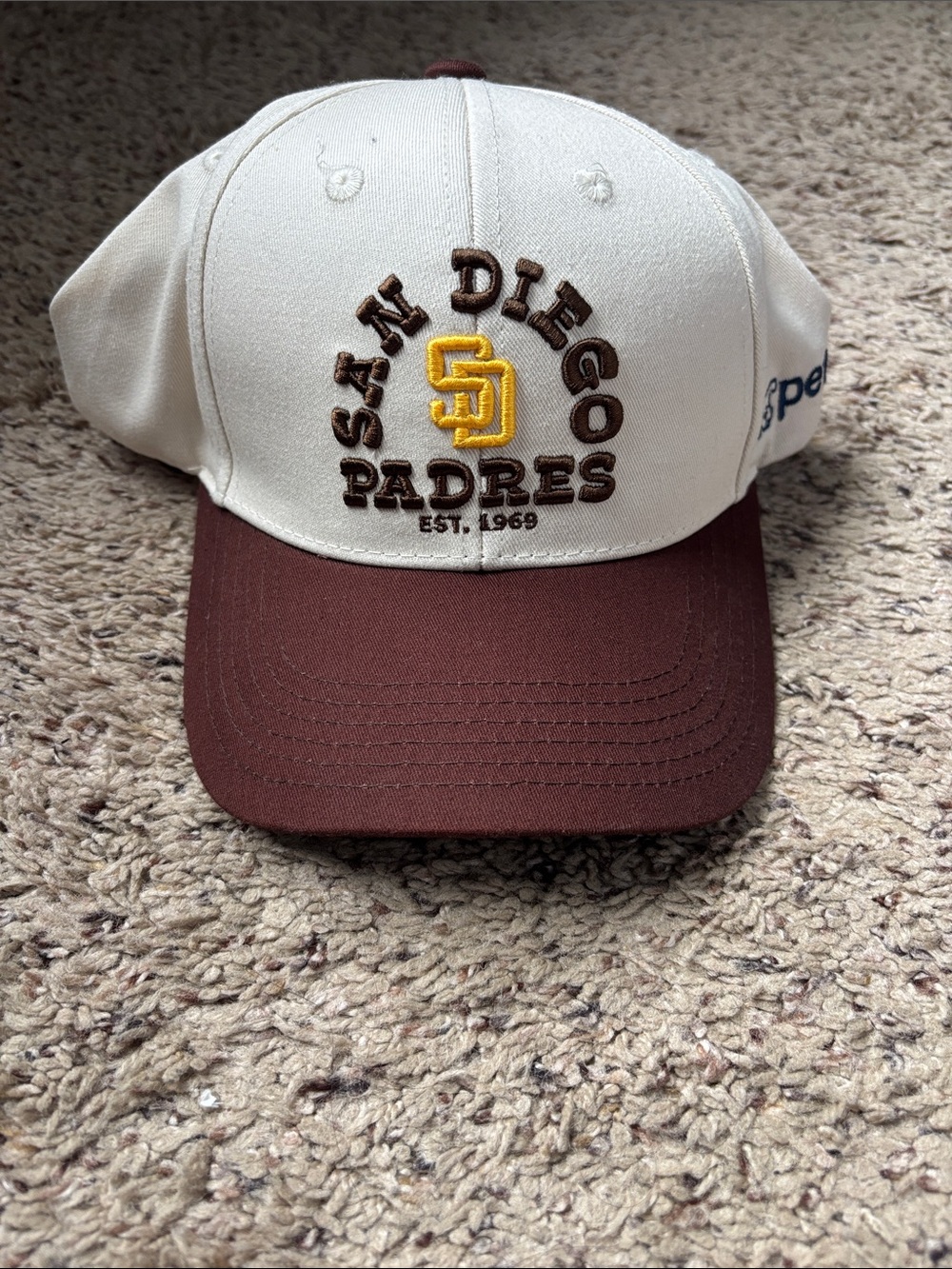 San Diego Padres Two-Tone White & Brown Baseball Cap